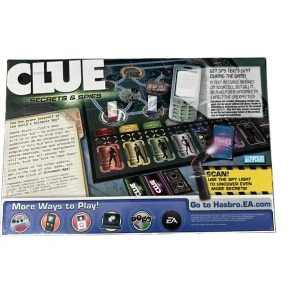 Clue Secrets & Spies Game *New*